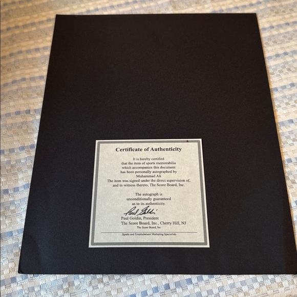 Muhammad Ali autographed photo boxing signed - Picture 2 of 2